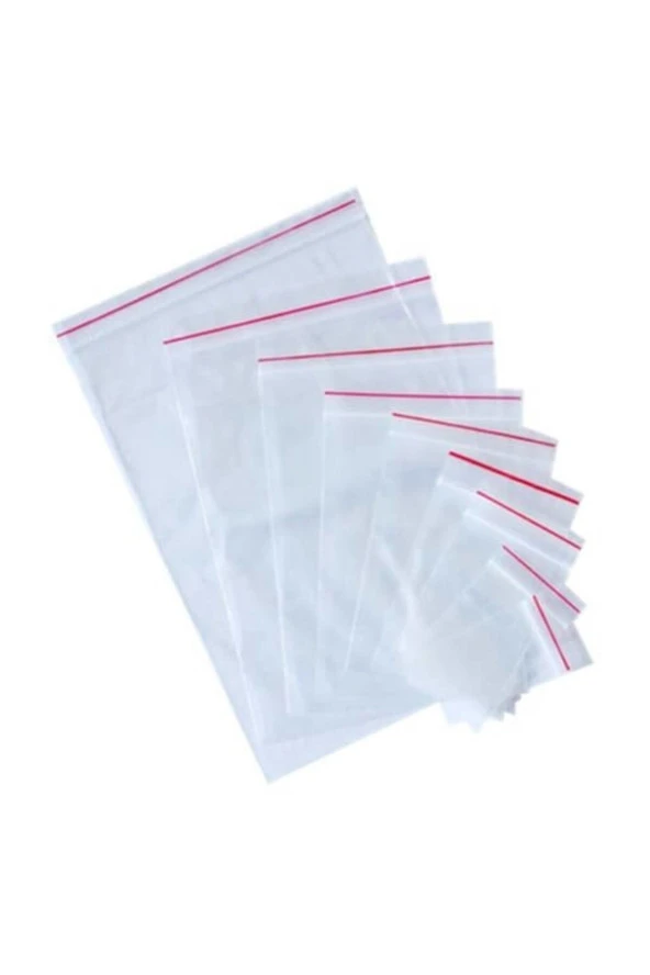 Kilitli Naylon Torba 9x11 Cm 1000 Adet Şeffaf ürün görseli 1