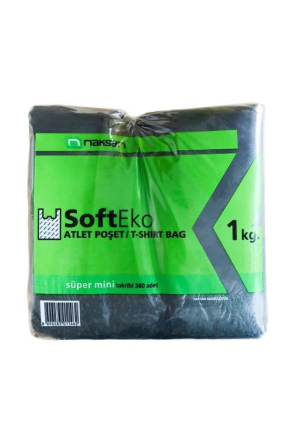 Süper Mini Atlet Poşet No:0 (siyah) - 1 kg ürün görseli 1