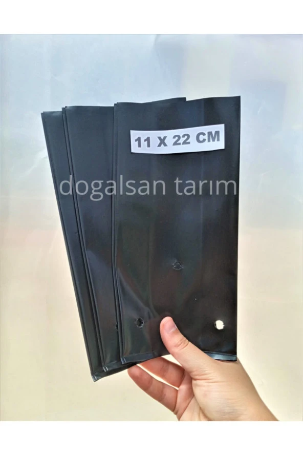 Fidan Poşeti 11x22 Cm 2 Kg 240 Adet Fidan Torbası Fide Poşeti Fide Torbası Fide Tüpü Fide Yetiştir ürün görseli 1