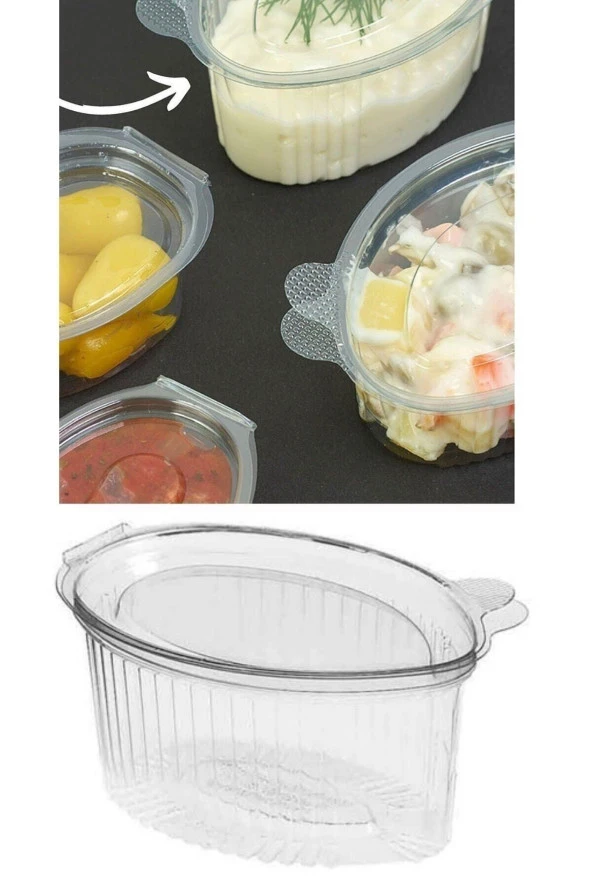 80 Cc Sos Kabı 100 Lü Paket Sızdırmaz Kapaklı ürün görseli 1