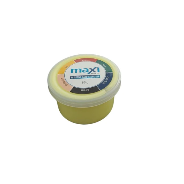 Maxi Putty El Egzersiz Hamuru 85 gr Sarı Renk (çok hafif) ürün görseli 1