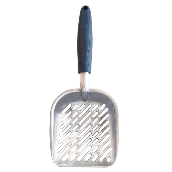 M-Pets Chrome Scoop - Metal Kedi Kumu Küreği (20100011) ürün görseli 1