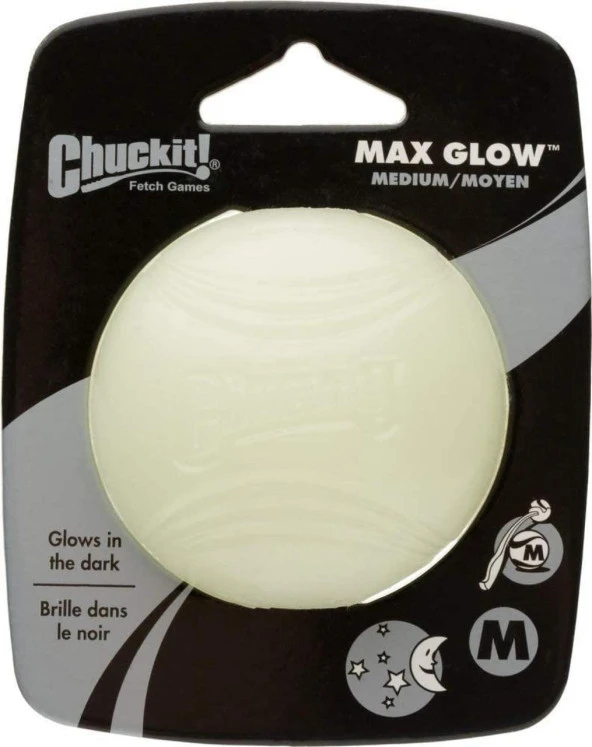Chuckit! Max Glow Gece Parlayan Köpek Oyun Topu (Küçük Boy) ürün görseli 1