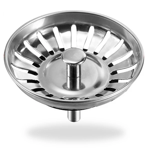 Aletçantam Çöpmak Mutfak lavabo Sifon Gider Metal Tıpa Süzgeci 8cm ürün görseli 1