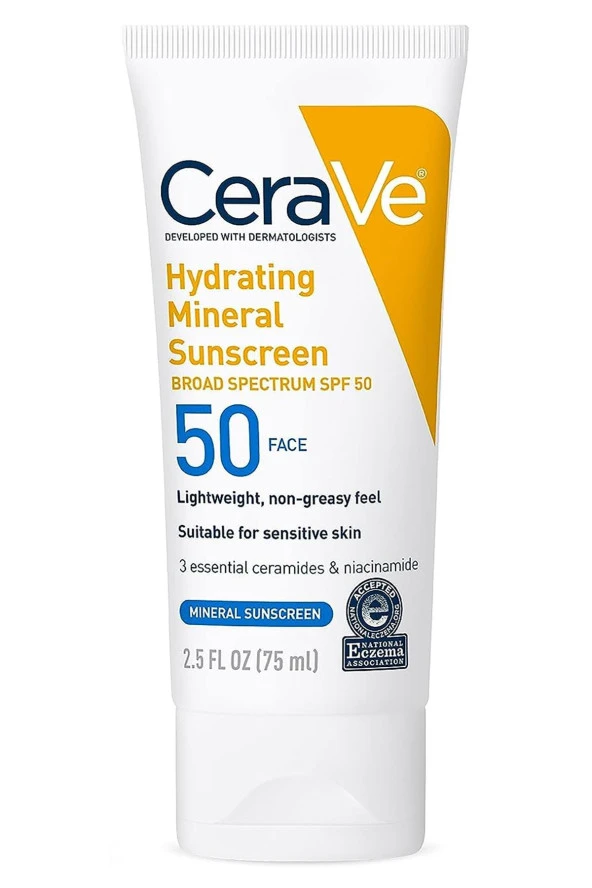 CeraVe Nemlendirici Mineral SPF50 Yüz Güneş Koruyucu Losyon 75ML ürün görseli 1