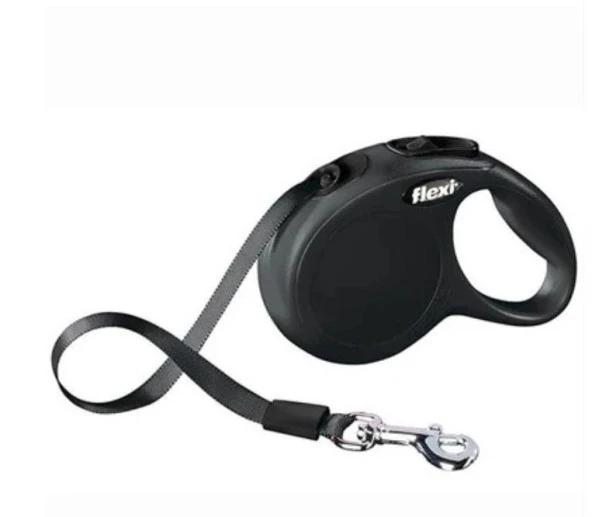 Flexi New Classic XSmall 3m Şerit Gezdirme Siyah ürün görseli 1