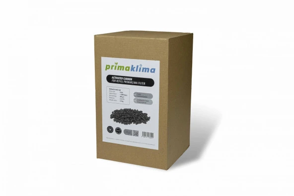 Prima Klima Aktif Karbon 4 mm 2.5 kg Pelet Form ürün görseli 1