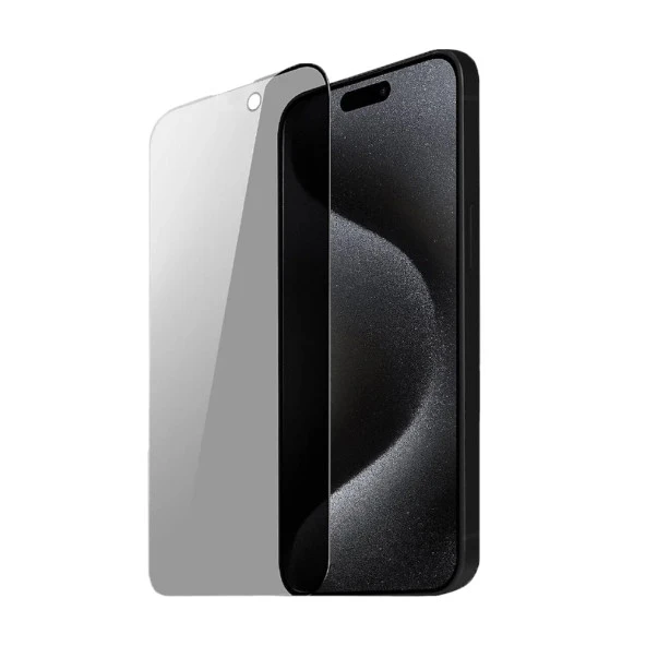 Bufalo iPhone 15 ESD Anti Static Hayalet Privacy Cam Ekran Koruyucu ürün görseli 1