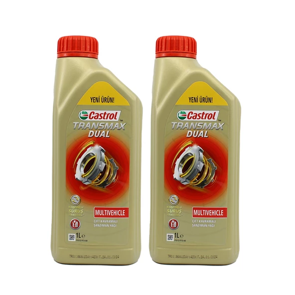 Castrol Transmax Dual 1 Lt Çift Kavramalı Şanzıman Yağı (2 Adet) ürün görseli 1