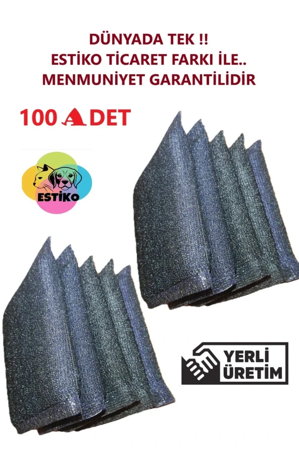 TELLİ TEMİZLİK SÜNGERİ 100 ADET ULTRA SİHİRLİ SÜNGER ürün görseli 1