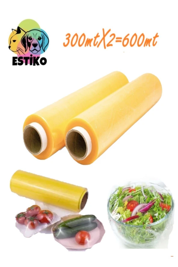 Gıda Streç Film 2 adet 30 Cm X 300 Mm 8 Mikron ürün görseli 1