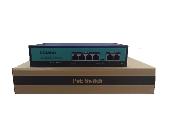 4 PORT COMBO SWITCH CM-0420-4+2 10/100 Mbps ürün görseli 1