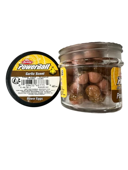 Berkley Power Bait Garlic Scent - Clear Gold - Natural ürün görseli 1