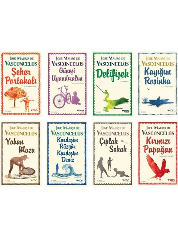 Jose Mauro De Vasconcelos 8 Kitap Set - Şeker Portakalı - Güneşi Uyandıralım - Delifişek - Kayığım Rosinha - Yaban Muzu - Kardeşim Rüzgar Kardeşim Deniz - Çıplak Sokak - Kırmızı Papağan ürün görseli 1