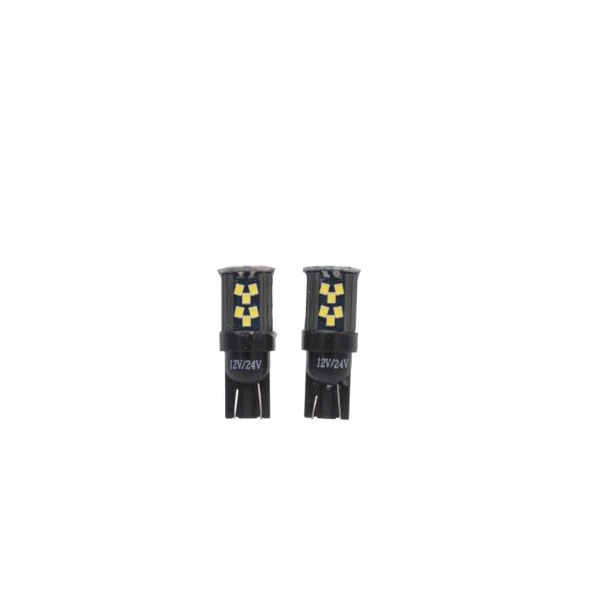 Dekoratif LED Uyumlu Ampul T10 -33Smd Canbus 12-24V Turuncu / Laam138 ürün görseli 1