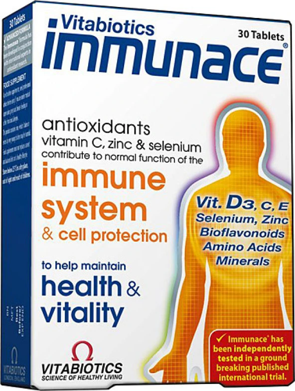 Immunace 30 Film Tablet ürün görseli 1