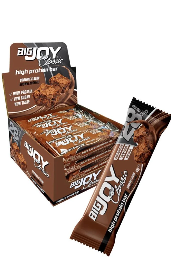 Bigjoy Sports Bigjoy Classic High Protein Bar 45Gr 16 Adet Browni ürün görseli 1