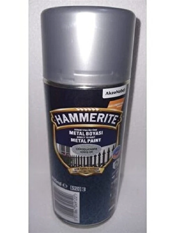 HAMMERİTE DÜZ SPREY GÜMÜŞ 0,4 L -2 ADET- 5084785 ürün görseli 1