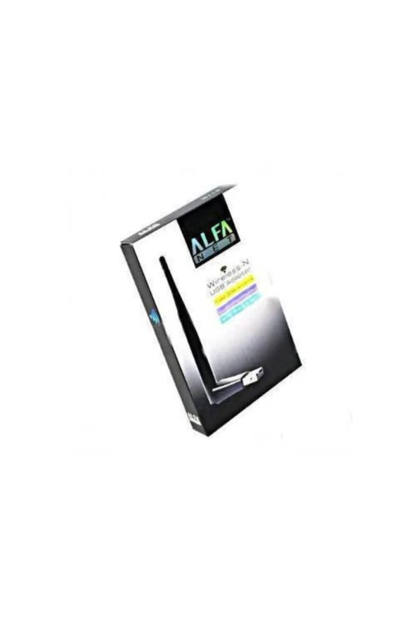 Alfa Net Yüksek Bağlantı Kaliteli 3dbi Antenli Usb Wifi Alıcı ürün görseli 1