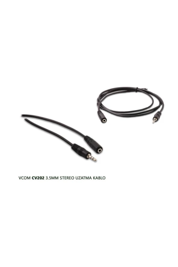 VCOM CV202 3.5MM 5MT STEREO UZATMA KABLO ürün görseli 1