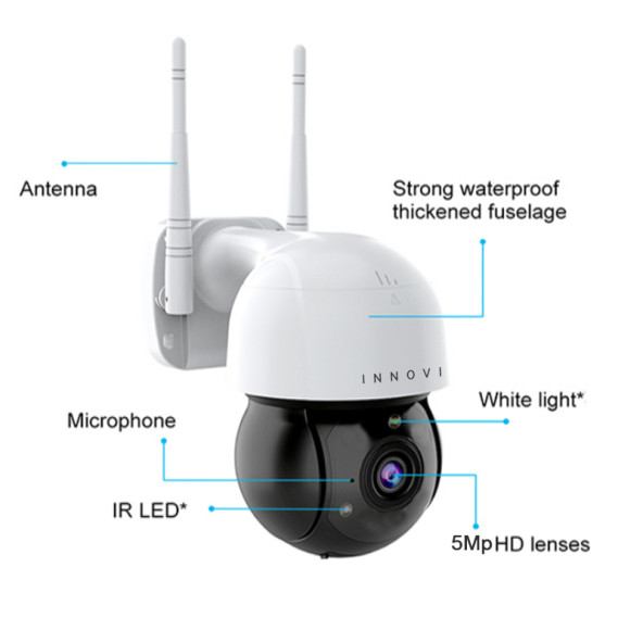 samart hybrid 5mp Smart  Mini Dome kamera - Resim 10