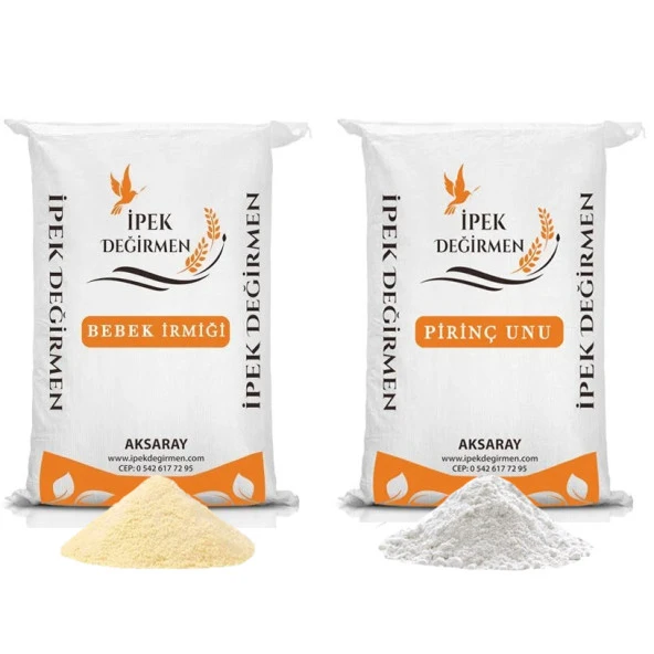 İpek Değirmen Bebek İrmiği Pirinç Unu Doğal Katkısız 1 KG ürün görseli 1