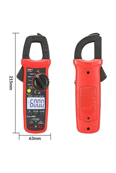 Ut-204 Ac/dc 600a Pens Ampermetre - Resim 5