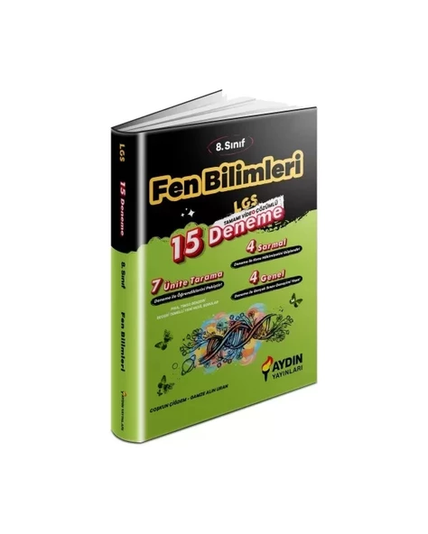 LGS 8. Sınıf Fen Bilimleri 15 Deneme ürün görseli 1