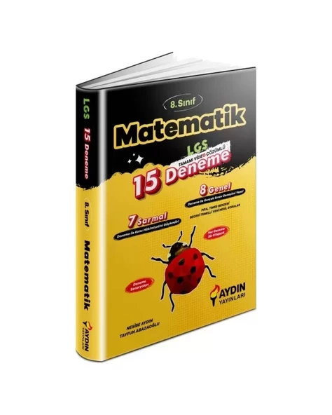 LGS 8. Sınıf Matematik 15 Deneme ürün görseli 1