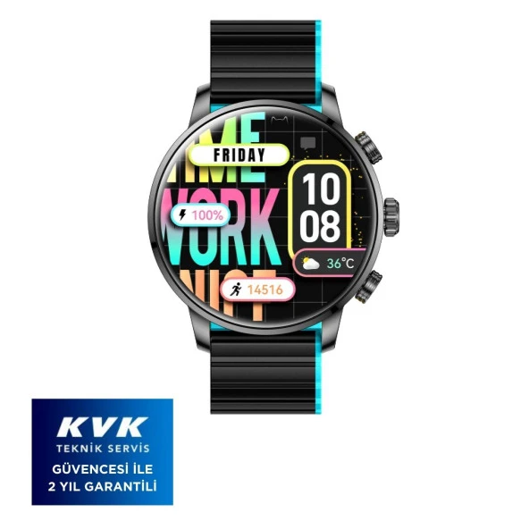 Kieslect Kr2 Black Akıllı Saat - Resim 6