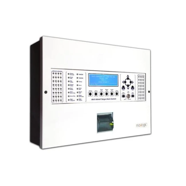 Maxlogic ML-1245.P Yangın Alarm Santrali, 5 Çevrim, 635 Adres, Printer ürün görseli 1