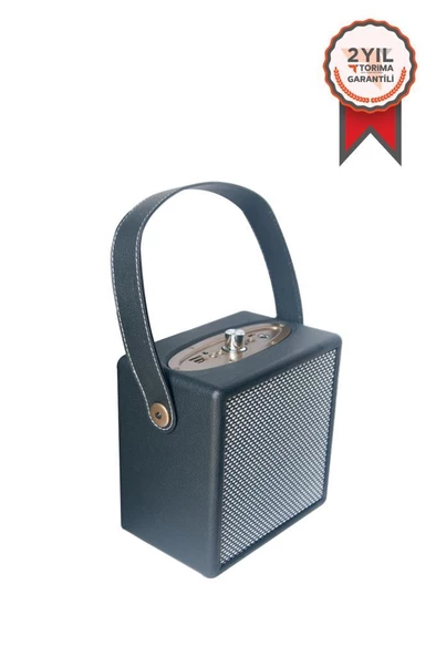 Torima X2 Taşınabilir Wooden Case Bluetooth Hoparlör Siyah ürün görseli 1