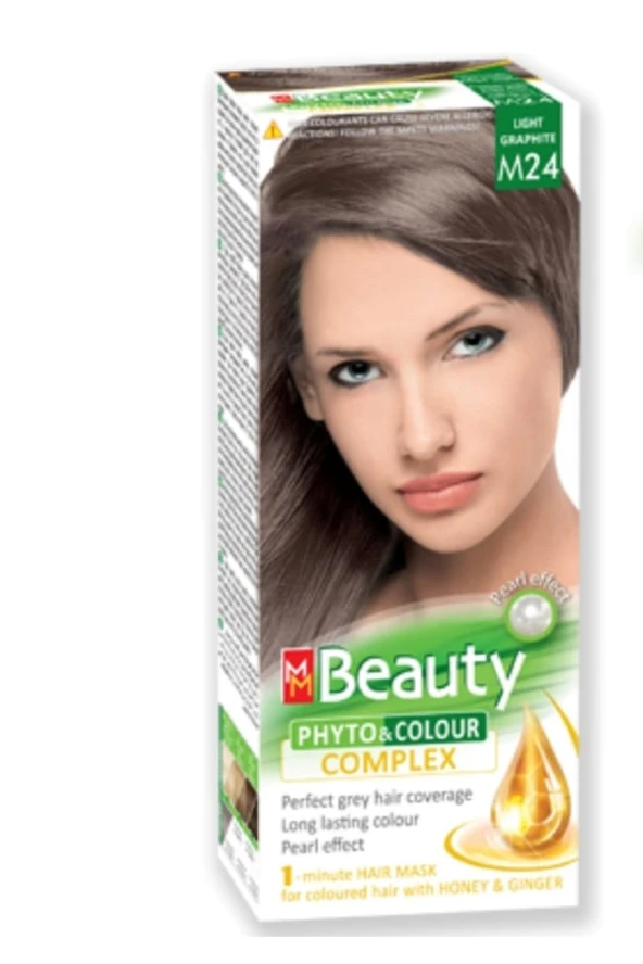 MM Beauty Saç Boyası M 24 (Küllü Kumral) Set Boya ürün görseli 1