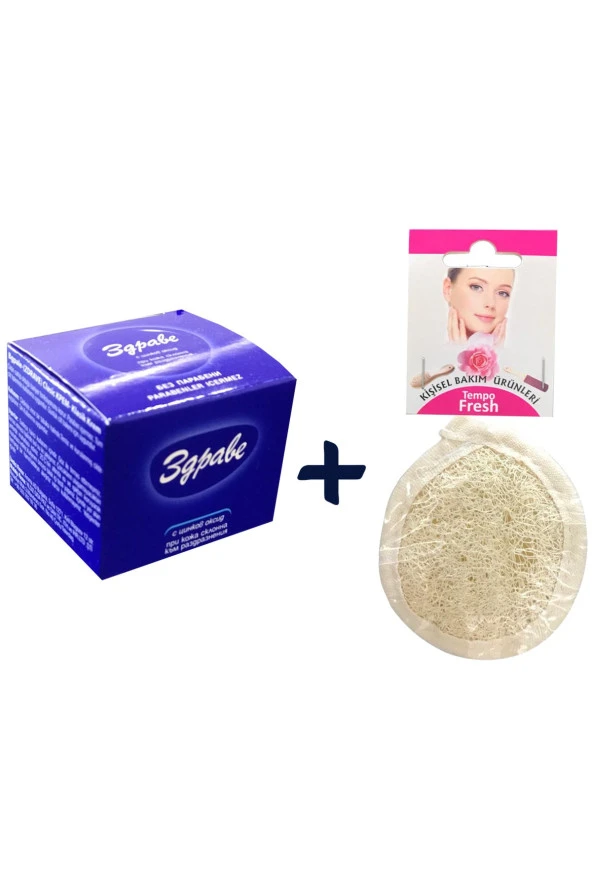 Zdrave Krem & Tempofresh Loofah Pon Pon Yüz Temizleme Pedi ürün görseli 1