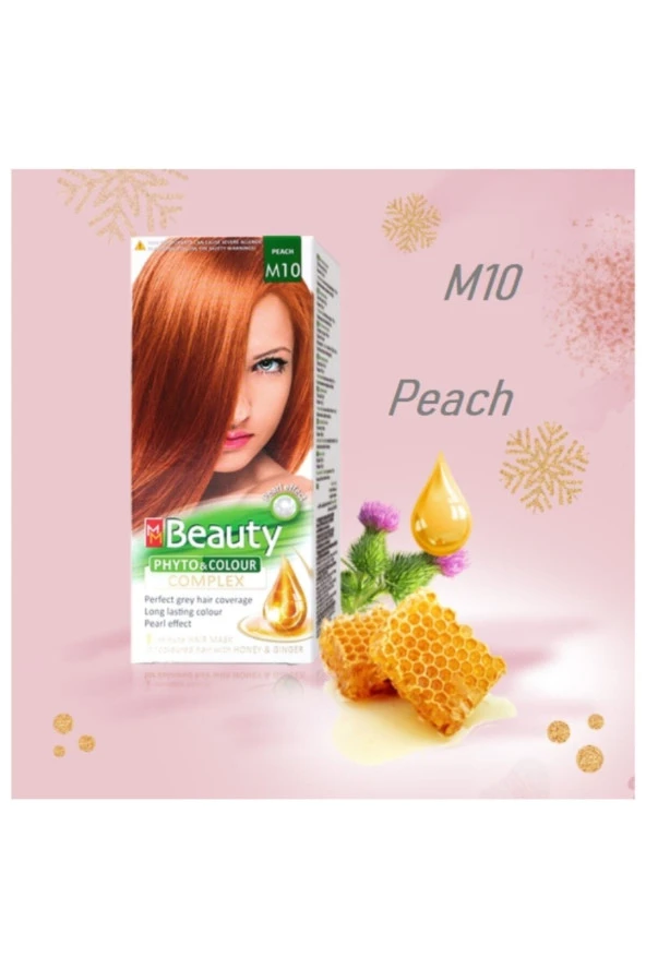 MM Beauty Saç Boyası M 10 (Şeftali) Set Boya ürün görseli 1