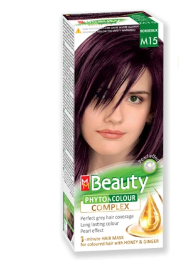 MM Beauty Saç Boyası M 15 (Kızıl Kestane) Set Boya ürün görseli 1