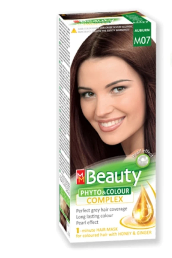 MM Beauty Saç Boyası M 07 (KESTANE) Set Boya - Resim 3