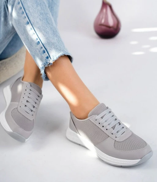 Albishoes Unisex Kadın Erkek Yazlık Hafif Rahat Yürüyüş Koşu Sneaker Unisex Spor Ayakkabı ürün görseli 1