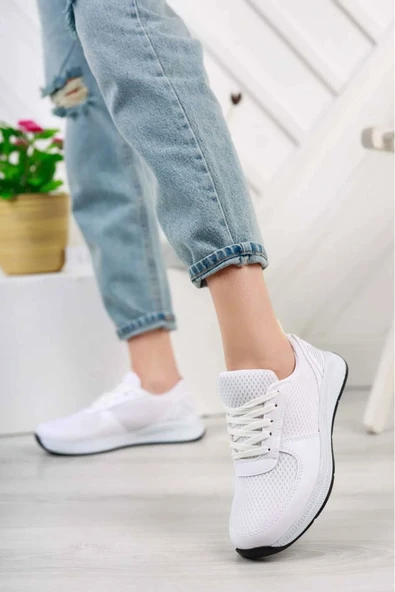 Albishoes Unisex Kadın Erkek Yazlık Hafif Rahat Yürüyüş Koşu Sneaker Unisex Spor Ayakkabı ürün görseli 1