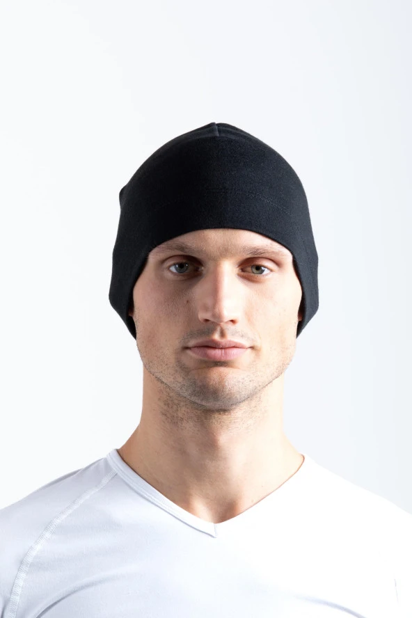 OIL COMPANY Siyah Termal Bere Basic Unisex OC0024 ürün görseli 1