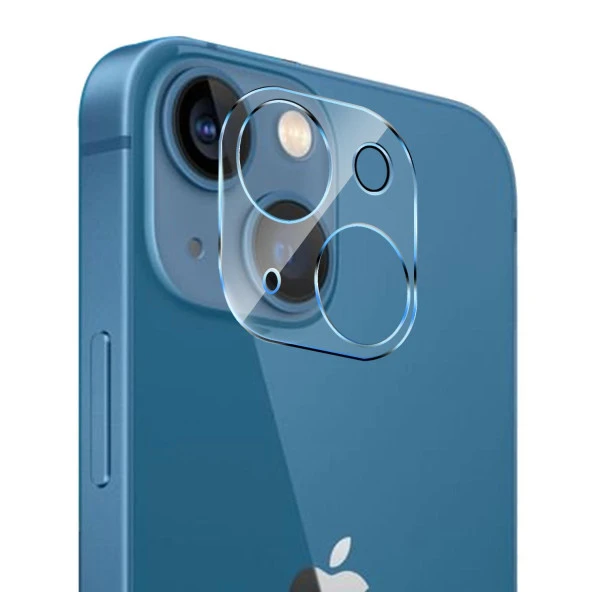 Vendas iPhone 13 Tam Uyumlu Şeffaf Cam Kamera Lens Koruyucu ürün görseli 1