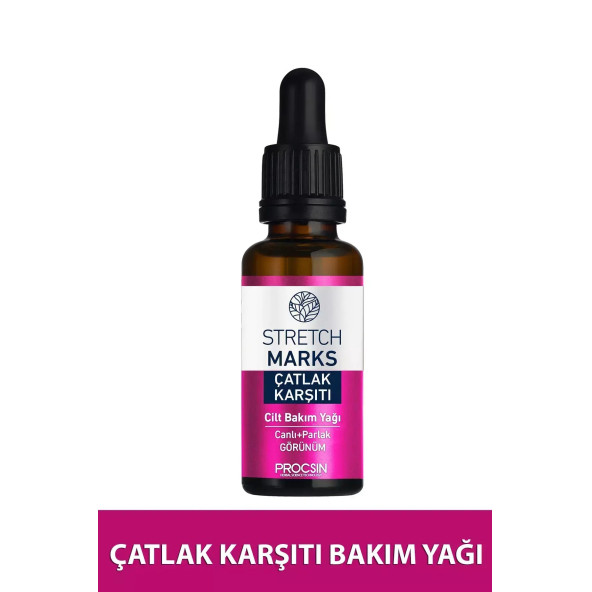 PROCSIN Strecth Marks Çatlak Karşıtı Cilt Bakım Yağı 20 ML ürün görseli 1