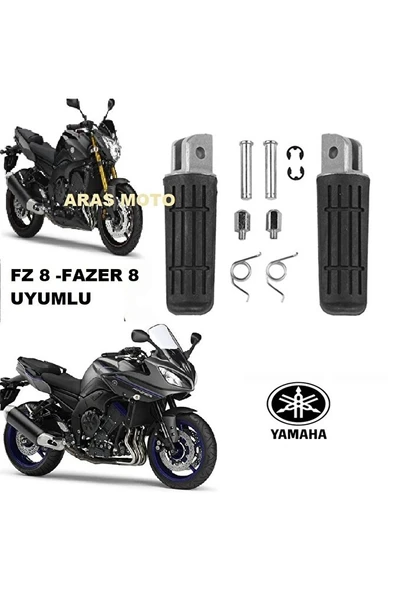 Yamaha Fazer 8-Fz 8 Uyumlu Ön Basamak Seti A Kalite  ARASMOTO ürün görseli 1