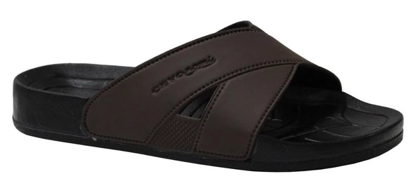 Ceyo Bermuda-M1 Kahve Ortapedik Erkek Terlik & Sandalet ürün görseli 1