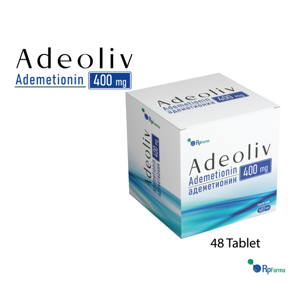 Adeoliv 400mg (Ademetionin) 48 Enterik Tablet ürün görseli 1