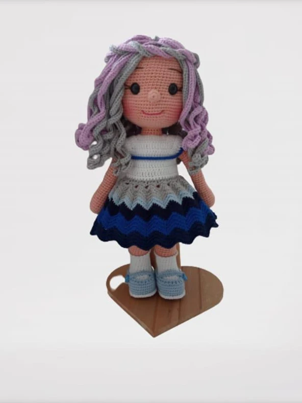Nana Bebek Amigurumi Organik Oyuncak ürün görseli 1