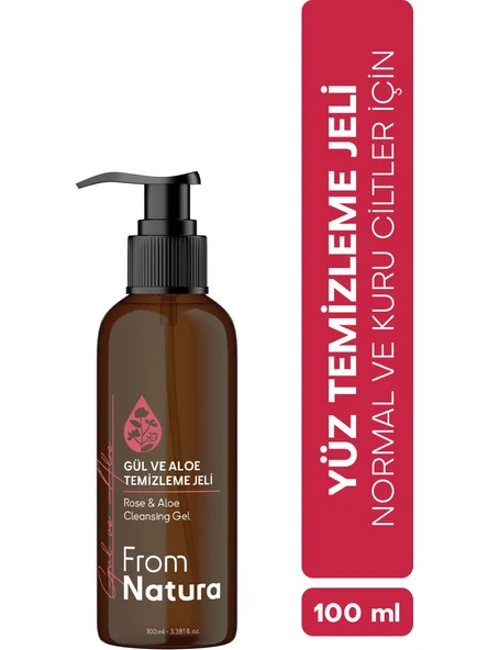 From Natura Gül Aloe Temizleme Jeli 100 ml ürün görseli 1