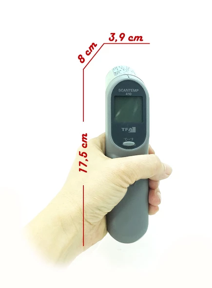 TFA Scantemp Kızılötesi Infrared Termometre -60 +500 - Resim 3