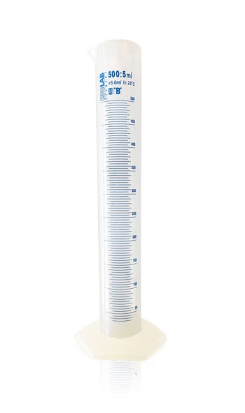 ISOLAB 500ml Plastik Mezür Mavi Skala ürün görseli 1