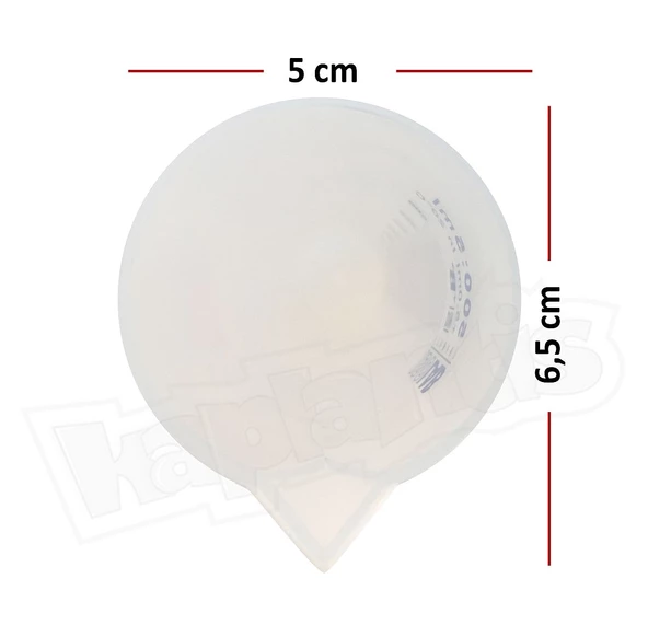 ISOLAB 500ml Plastik Mezür Mavi Skala - Resim 3